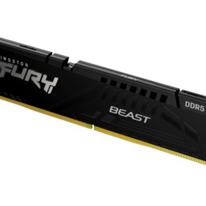 Kingston FURY Beast - DDR5 - módulo - 16 GB - DIMM de 288 contactos - 5600 MT/s / PC5-44800 - CL40 - 1.25 V - sin búfer - on-die ECC - negro