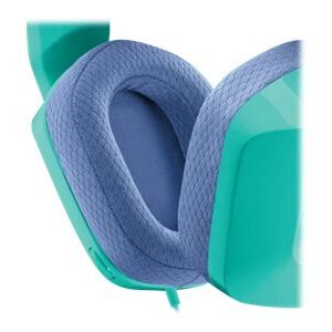 Logitech G G335 Wired Gaming Headset - Auricular - tamaño completo - cableado - conector de 3,5 mm - menta - certificado Discord