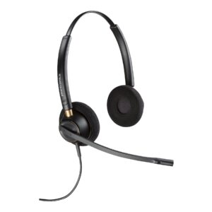 Poly EncorePro HW520 - 500 Series - auricular - en oreja - cableado - Quick Disconnect - negro - Certificado para Skype Empresarial