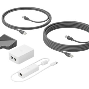 Logitech Cat5e Kit - Kit de accesorios para videoconferencias - para Logitech Base Bundle, RoomMate + MeetUp + Tap IP; Room Solution Base Bundle, Huddle, Large