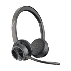 Poly Voyager 4320-M - Voyager 4300 UC series - auricular - en oreja - Bluetooth - inalámbrico, cableado - USB-C - negro - Certificado para Equipos de Microsoft, Certificado por Zoom