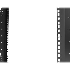 Nexxt Solutions - Rack marco abierto - 2 postes - instalable en el suelo - RAL 9005, negro barniz - 25U - 19"