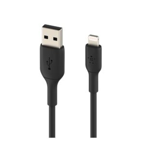 Belkin BoostCharge - Cable Lightning - Lightning macho a USB macho - 2 m - negro