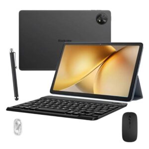 TABLET BLACKVIEW ZENO 10 11 PULG 256 GB WI-FI/LTE/5G/BLUETOOTH ANDROID 15 INCLUYE MOUSE TECLADO ESTUCHE LAPIZ AUDIFONOS NEGRO