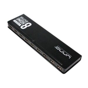 SPLITTER UNNO TEKNO HDMI 4K 8 PUERTOS HB1206BK NEGRO