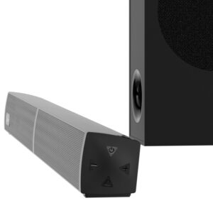 Klip Xtreme KSB-230 - Barra de sonido - Negro - 2.1 canales 160W BT HDMI-OPT-AUX